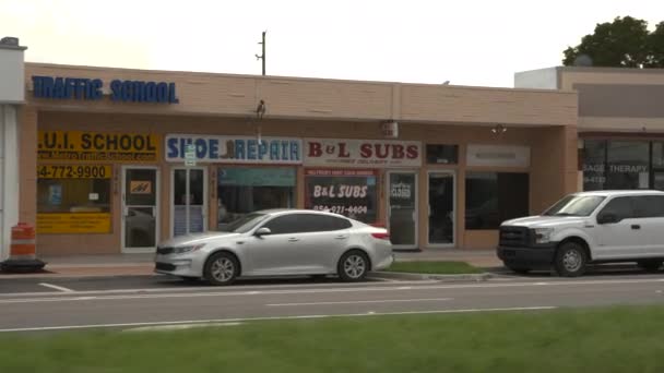 Florida Usa Bulvarı Ndaki Bir Striptiz Kulübünde Anne Pap Dükkanları — Stok video