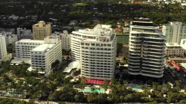 Faena Miami Beach Aerial Video — Stock Video