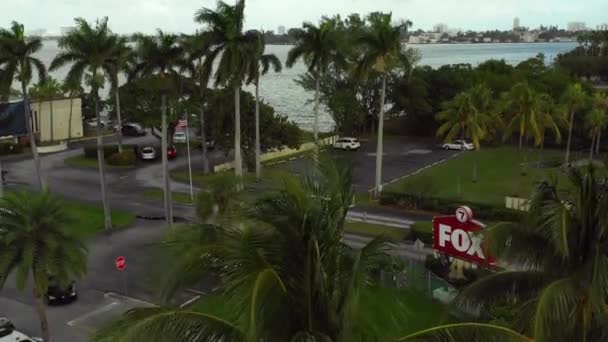 Légi Felvétel Egy Állomásról Wsvn Miami Dade — Stock videók