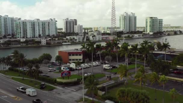 Wsvn Yeni Istasyon Miami Florida — Stok video