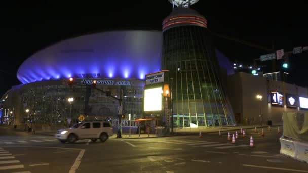 Bridgestone Arena Nashville Şehir Merkezi Tennessee Usa — Stok video