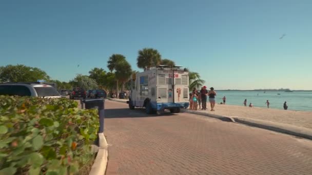 Camion Crème Glacée Miami Key Biscayne — Video