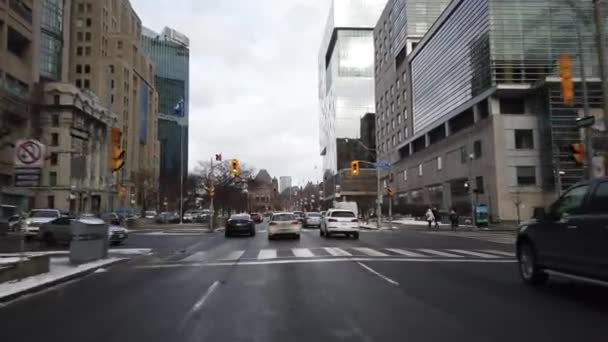 Passeio Carro Toronto — Vídeo de Stock