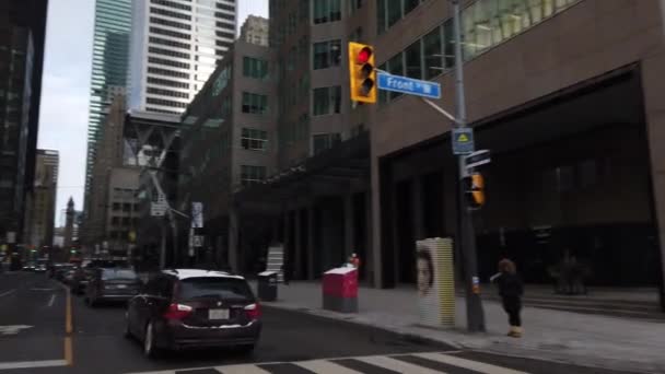 Condução Downtown Toronto 60P — Vídeo de Stock