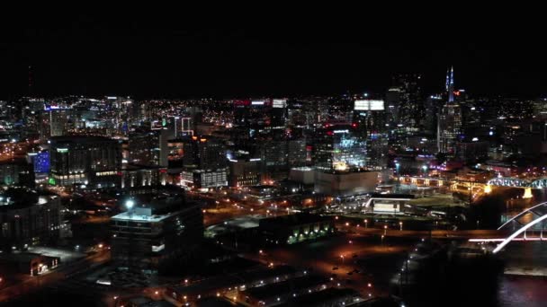 Amazing Aerial Video City Nashville Usa — 비디오