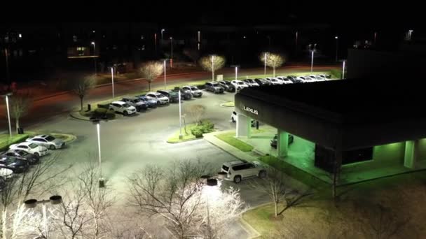 Аэровидео Lexus Car Dealership Brentwood Tennessee — стоковое видео