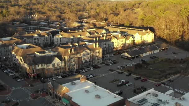 Vídeo Aéreo Lane Parke Apartments Mountain Brook Alabama — Vídeo de Stock