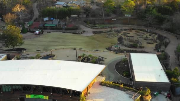 空中ツアー バーミンガム動物園の風景 — ストック動画