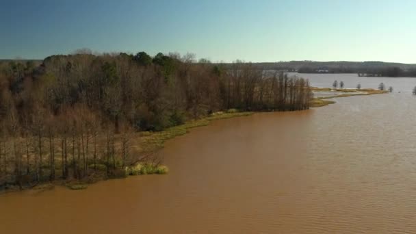 Aerial Alabama Krajobraz Południowo Wschodniej Usa — Wideo stockowe