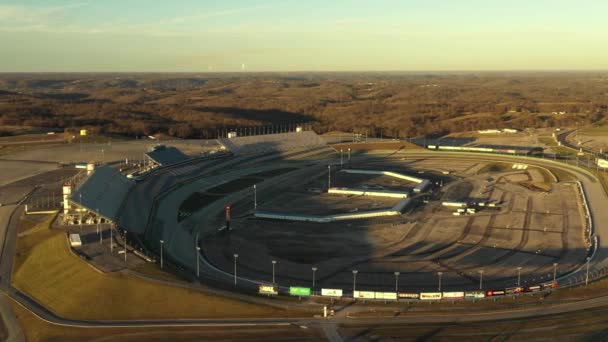 Kentucky Raceway Speedway Race Track — Stock Video