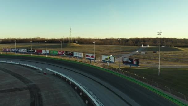 Тур Кентуккі Speedway Повітряне Відео — стокове відео