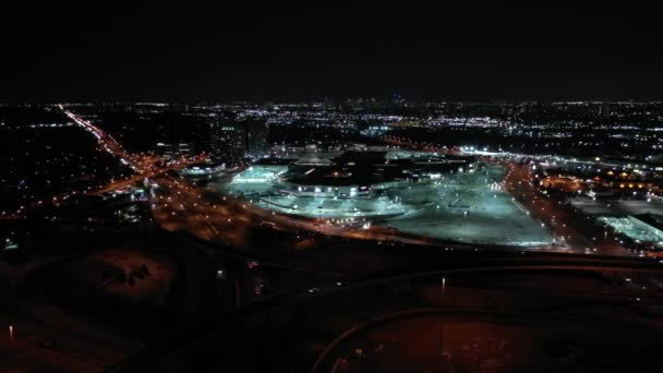 Aerial Establishing Shot Sherway Gardens Toronto Ontario — Stock Video