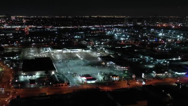 Aerial Video Lowes Home Improvement Etobicoke Οντάριο Καναδάς — Αρχείο Βίντεο