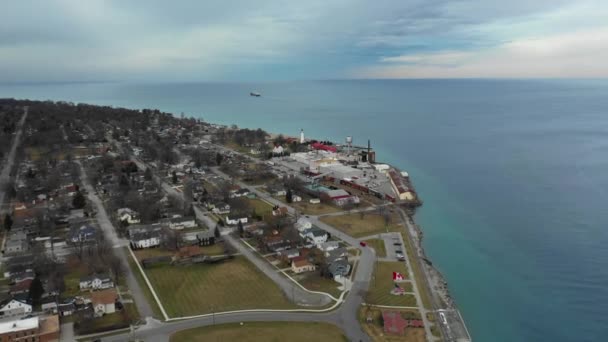 Coast Guard Station Port Huron Vidéo Aérienne — Video