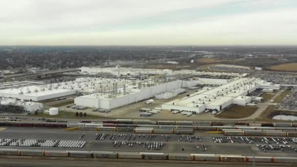 Fábrica Automóveis Toledo Ohio Chrysler — Vídeo de Stock