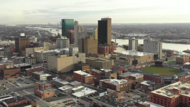 Mosca Aérea Toledo Ohio América Cidade — Vídeo de Stock