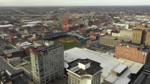 Air Video Fifth Third Field Toledo Ohio — стоковое видео