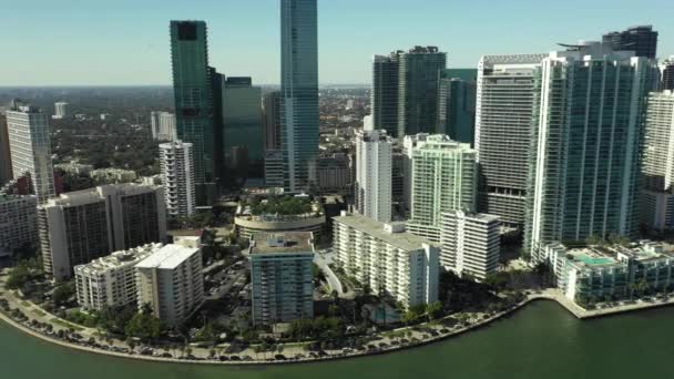 Highrise Condomini Miami Brickell — Video Stock