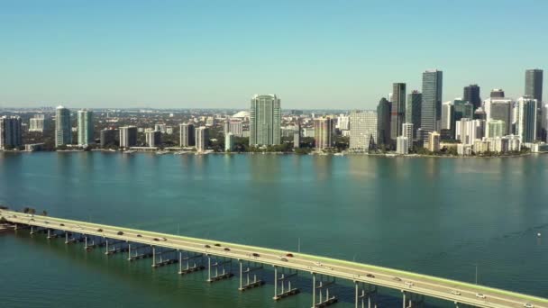 Aerial Brickell Miami — 图库视频影像
