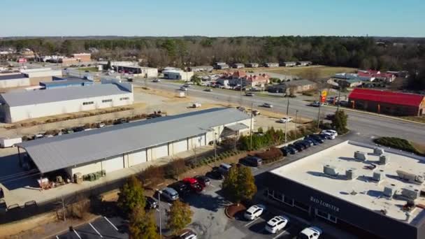 Vídeo Aéreo Opelika Road Auburn Alabama — Vídeo de Stock