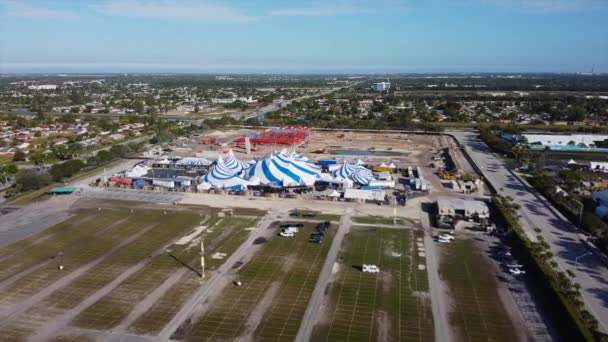 Cirque Soleil Aerial Miami Eua — Vídeo de Stock