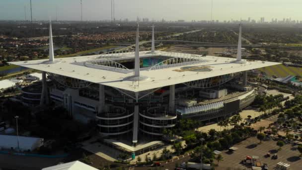 Hard Rock Stadion Pre Super Bowl Liv — Stockvideo