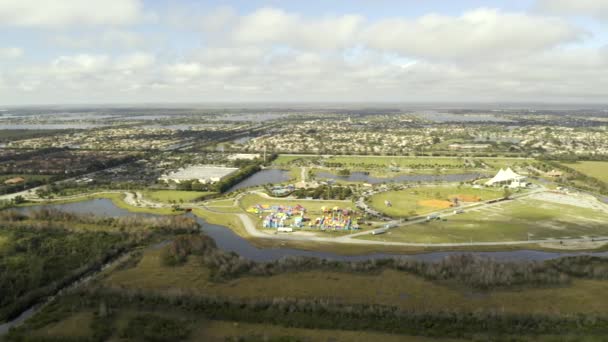 Vídeo Aéreo Miramar Florida — Vídeo de stock