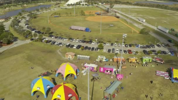 Lucht Trekken Uit Schot Big Bounce Usa Miramar — Stockvideo