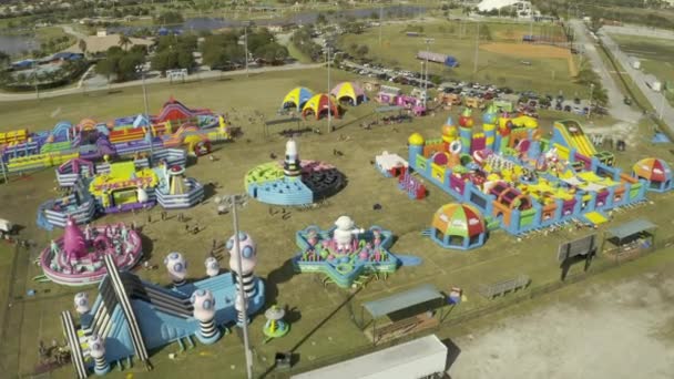 Big Bounce Usa Miramar Regional Park Leden 2020 — Stock video