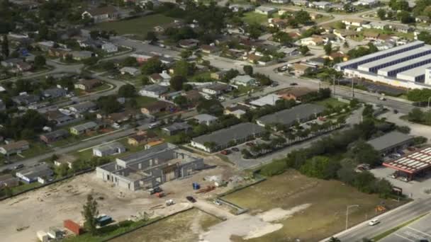 Miami Gardens Pembroke Pines Evlerinin Hava Görüntüleri — Stok video