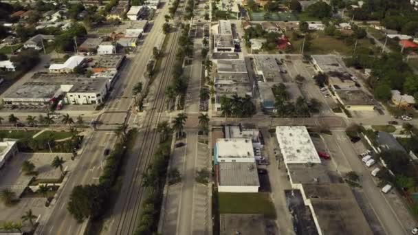 Oakland Park Broward County Downtown Scene — Stock Video