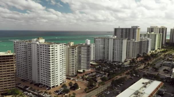 Budynki Mieszkalne Galt Ocean Mile Fort Lauderdale Floryda — Wideo stockowe