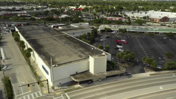 Drone Vídeo Aéreo Sears Fort Lauderdale — Vídeo de Stock