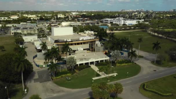 Vídeo Aéreo Parker Playhouse Fort Lauderdale — Vídeo de Stock