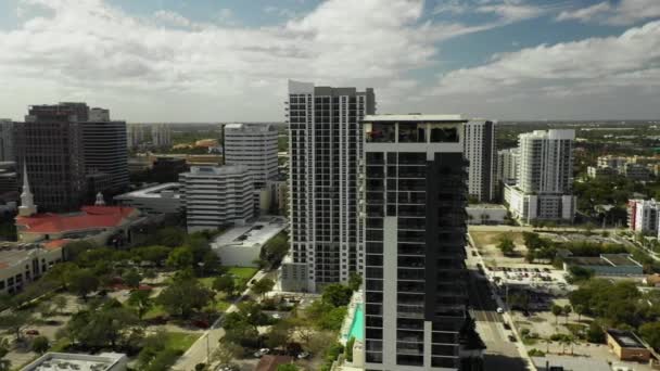 Aerialdrone Film Dalmar Fort Lauderdale Tribute Portfolio Hotel — Stockvideo