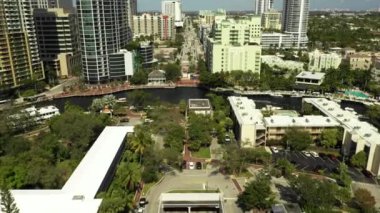  Fort Lauderdale FL tüneli havadan takip uçuşu.
