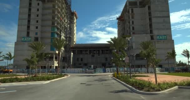Kast Budowy Dania Pointe Floryda — Wideo stockowe