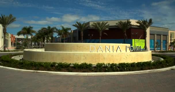 Dania Pointe Будується Florida Usa — стокове відео