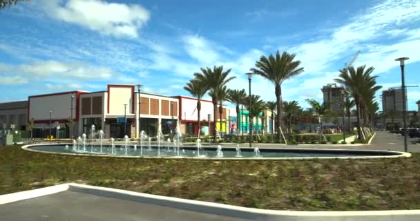 Dania Pointe Florida Amerikai Egyesült Államok Mozgás Videó Túra Építési — Stock videók