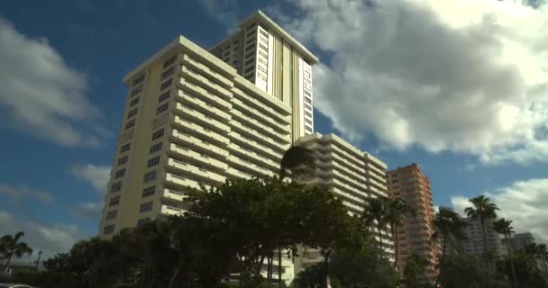 Motion Video Playa Del Mar Condominium Association Galt Ocean Mile — Stock video