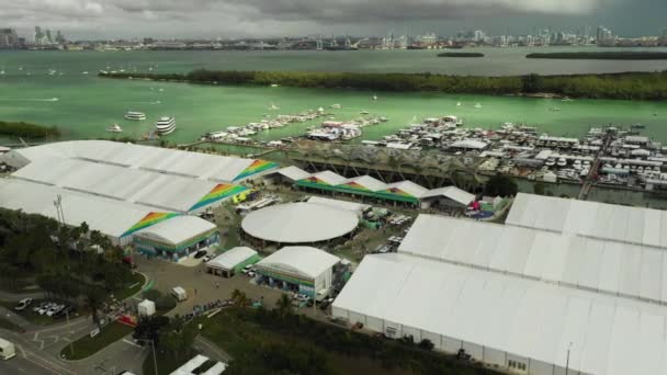 Miami Yörüngesi Tekne Gösterisi 2020 — Stok video