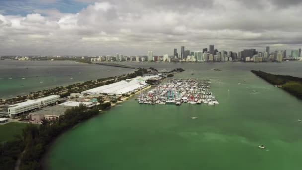 Powierzchnia Wystawiennicza Miami International Boat Show 2020 — Wideo stockowe