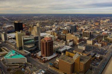 Toledo Ohio Usa 'daki hava fotoğrafçıları.