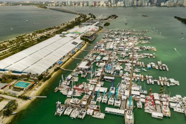 The Miami Boat Show Key Biscayne Fl