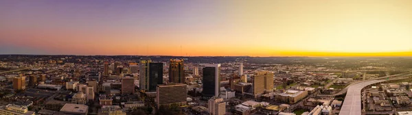 Sunset panorama Birmingham Alabama USA — Stock Photo, Image