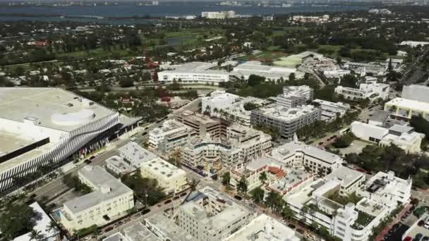 Výstavba Nového Collins Park Hotel 2000 Park Ave Miami Beach — Stock video