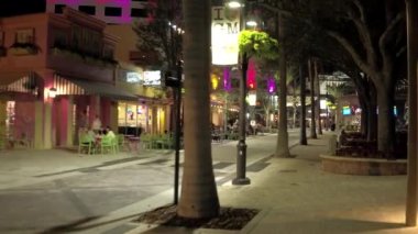 Batı Palm Beach Florida gece hayatı kamerası ile çekildi.