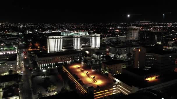 West Palm Beach Florida Courthouse Aerial Video — Stock Video