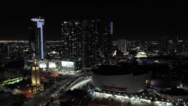Aerial Miami Rośnie Górę Wideo — Wideo stockowe