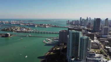 Miami Biscayne Körfezi ve Şehir Merkezi